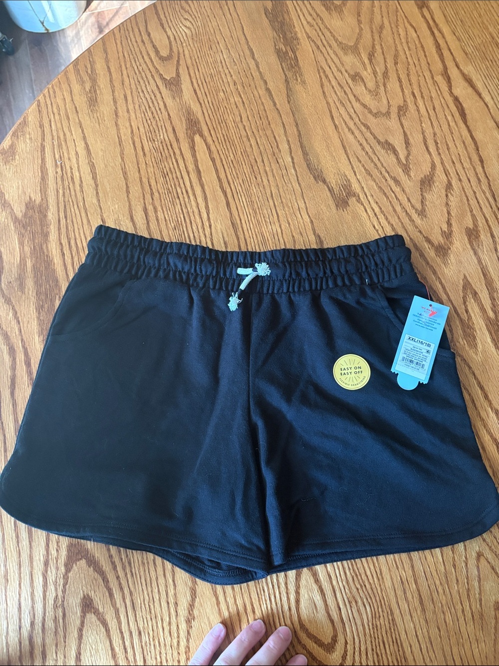 Cat & Jack Black Athletic Drawstring Shorts